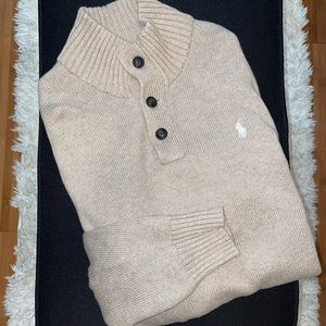 Polo button up sweater